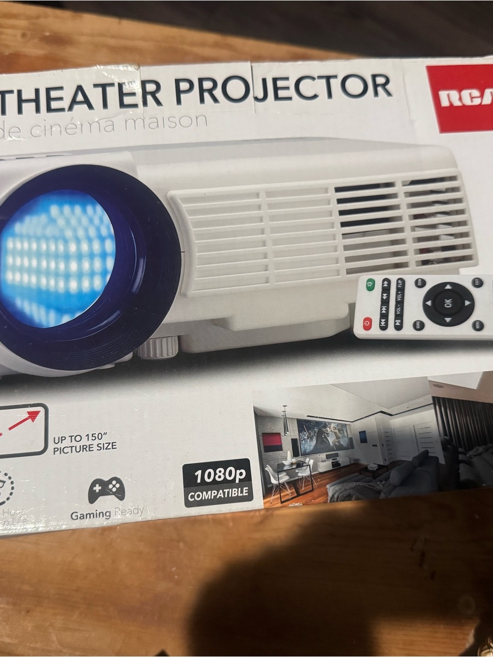 RCA Home Theater Projector - White
